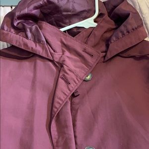 Maroon Rain Jacket